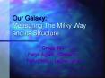 Our Galaxy: Measuring The Milky Way and its Structure PowerPoint PPT Presentation