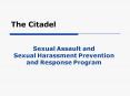 Sexual Assault and Sexual Harassment Prevention and Response Program PowerPoint PPT Presentation