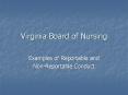 Virginia Board of Nursing PowerPoint PPT Presentation
