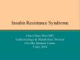 Insulin Resistance Syndrome PowerPoint PPT Presentation