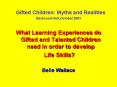 Gifted Children: Myths and Realities PowerPoint PPT Presentation