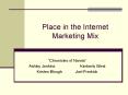 Place in the Internet Marketing Mix PowerPoint PPT Presentation