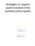 Strategies to support youth involved in the Juvenile justice system PowerPoint PPT Presentation