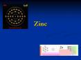 Zinc PowerPoint PPT Presentation