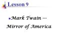 Mark Twain --- Mirror of America PowerPoint PPT Presentation