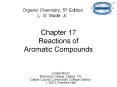 Chapter 17 Reactions of Aromatic Compounds PowerPoint PPT Presentation