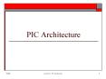 PIC Architecture PowerPoint PPT Presentation