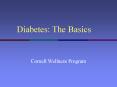 Diabetes: The Basics PowerPoint PPT Presentation