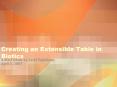 Creating an Extensible Table in Biotics PowerPoint PPT Presentation