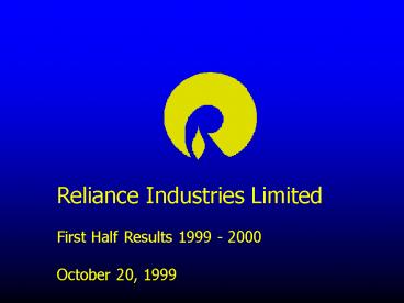 Reliance Industries Limited
