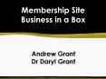 Membership Site Business in a Box PowerPoint PPT Presentation