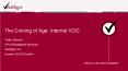 The Coming of Age: Internet VOD PowerPoint PPT Presentation