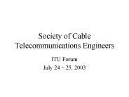 Society of Cable Telecommunications Engineers