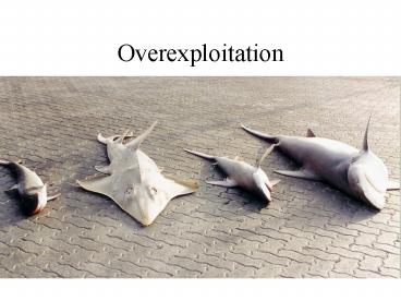 Overexploitation