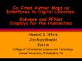 CoCited Author Maps as Interfaces to Digital Libraries: Kohonen and PFNet Displays for the Humanitie PowerPoint PPT Presentation