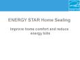 ENERGY STAR Home Sealing PowerPoint PPT Presentation