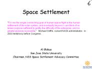 Space Settlement