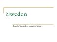 Sweden PowerPoint PPT Presentation