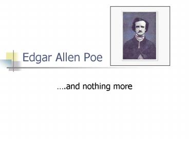 Edgar Allen Poe