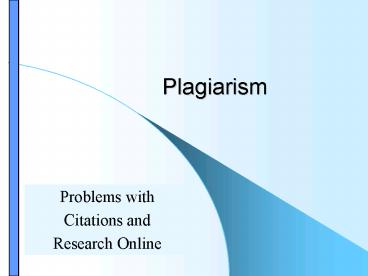 Plagiarism