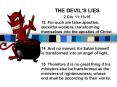 THE DEVILS LIES PowerPoint PPT Presentation