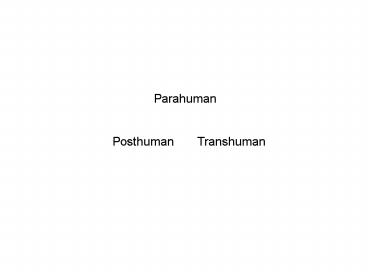 Parahuman