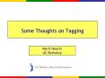 Some Thoughts on Tagging PowerPoint PPT Presentation