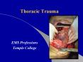 Thoracic Trauma PowerPoint PPT Presentation
