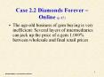 Case 2.2 Diamonds Forever Online p.45 PowerPoint PPT Presentation