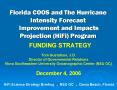 Florida COOS and The Hurricane Intensity Forecast Improvement and Impacts Projection HiFi Program PowerPoint PPT Presentation
