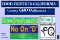 County GMO Ordinances PowerPoint PPT Presentation