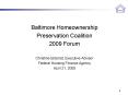 Baltimore Homeownership PowerPoint PPT Presentation