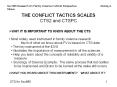 THE CONFLICT TACTICS SCALES CTS2 and CTSPC PowerPoint PPT Presentation