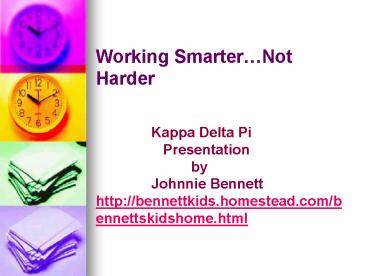 Its all about time..