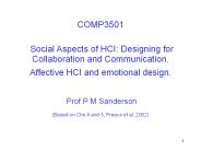 COMP3501/7904 Lecture 1