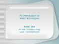 An Introduction to Web Technologies PowerPoint PPT Presentation
