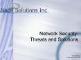 Network Security: Threats and Solutions PowerPoint PPT Presentation