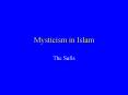 Mysticism in Islam PowerPoint PPT Presentation
