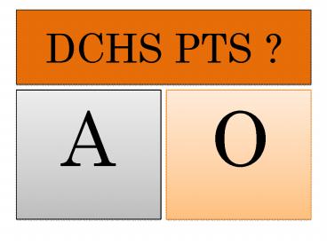 DCHS PTS
