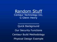 Centaur Technology Inc.