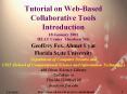Tutorial on WebBased Collaborative Tools Introduction PowerPoint PPT Presentation