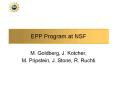 EPP Program at NSF PowerPoint PPT Presentation