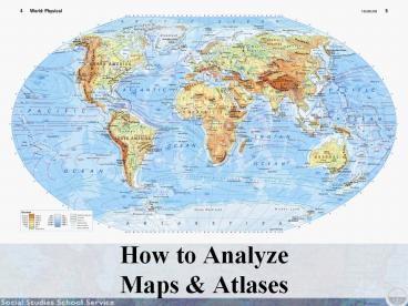 How to Analyze Maps