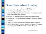 Some Facts About Reading