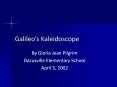 Galileo PowerPoint PPT Presentation