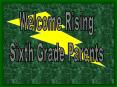 Welcome Rising PowerPoint PPT Presentation