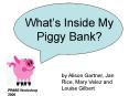 Whats Inside My Piggy Bank PowerPoint PPT Presentation