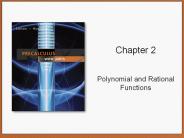 Polynomial and Rational Functions