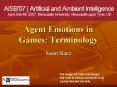 Agent Emotions in Games: Terminology PowerPoint PPT Presentation
