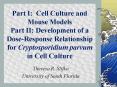 Part I: Cell Culture and Mouse Models Part II: Development of a DoseResponse Relationship for Crypto PowerPoint PPT Presentation